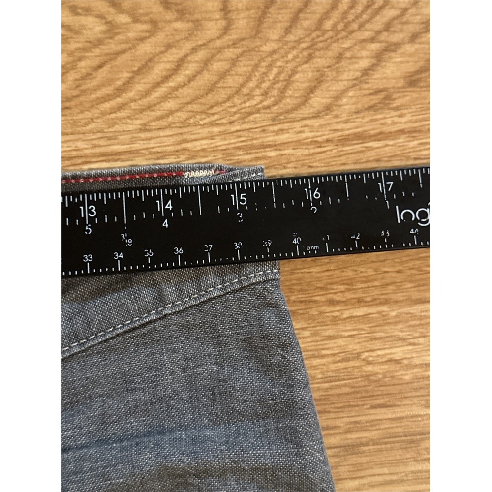 Raleigh Denim Martin Selvedge Denim Jeans Men's Gray 30x33.5 Button Fly EUC - Picture 3 of 12